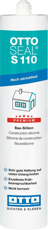 OTTOSEAL S 110 - Premium-Bau Silikon - transparent