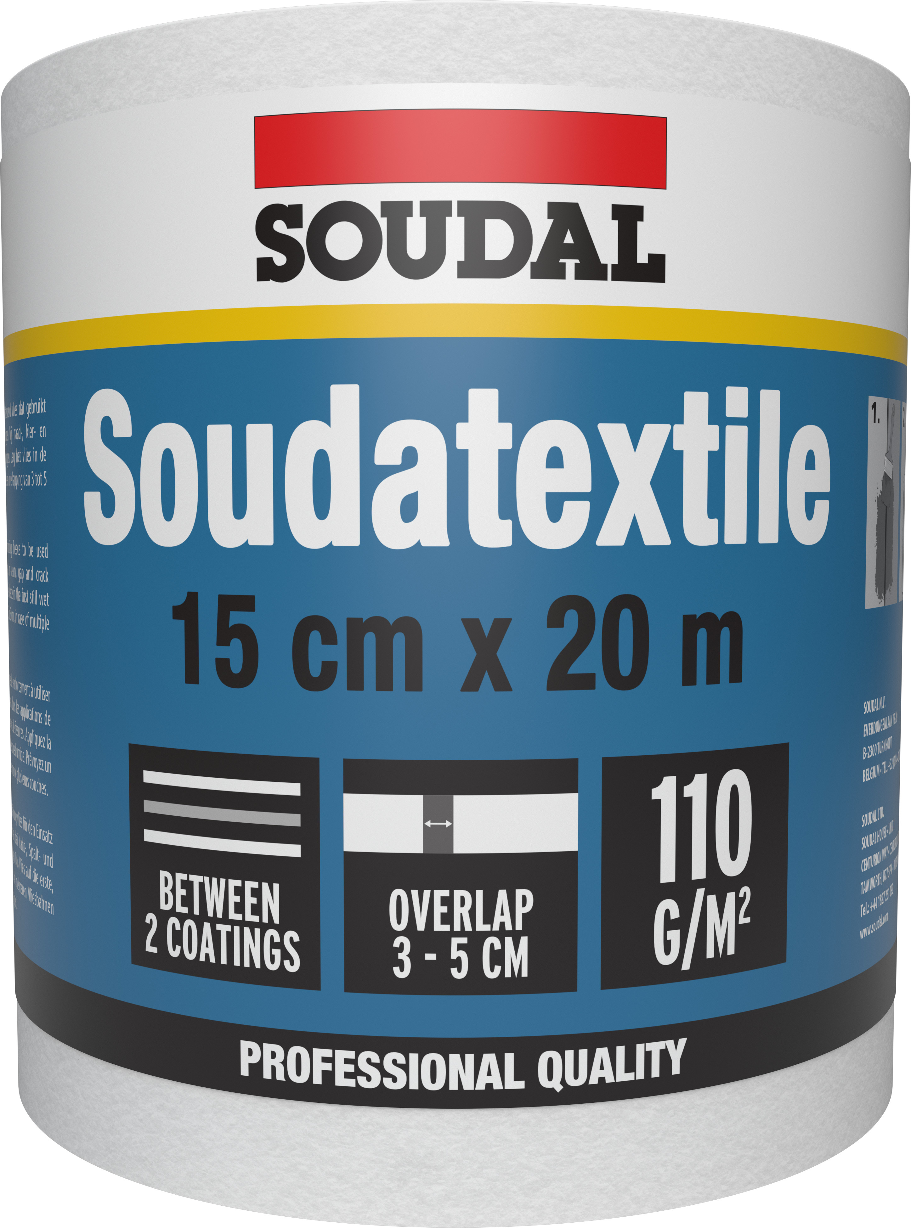 Soudatextile 110 Luft- und wasserdichte Folie