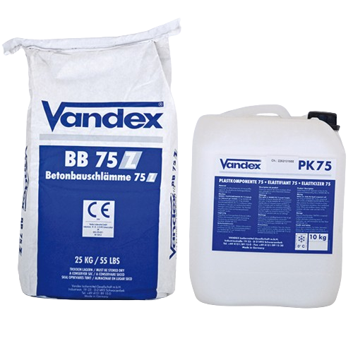 VANDEX BB 75 EZ - Elastische Dichtungsschlämme für Kläranlagen