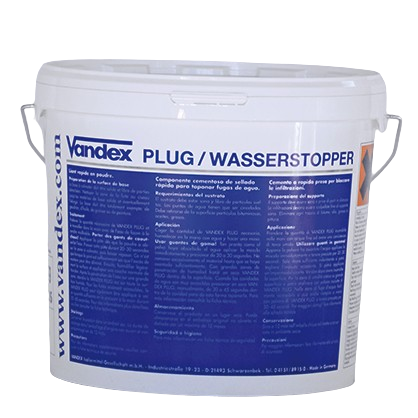 VANDEX WASSERSTOPPER - Pulverförmiger, Wasser dichtender Stopfmörtel