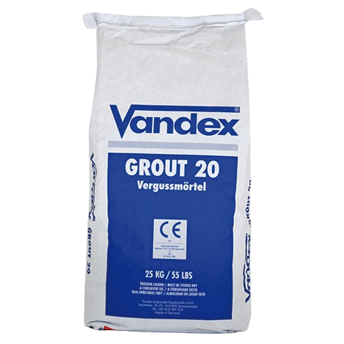 VANDEX GROUT 20 - Zementgebundener Vergussmörtel