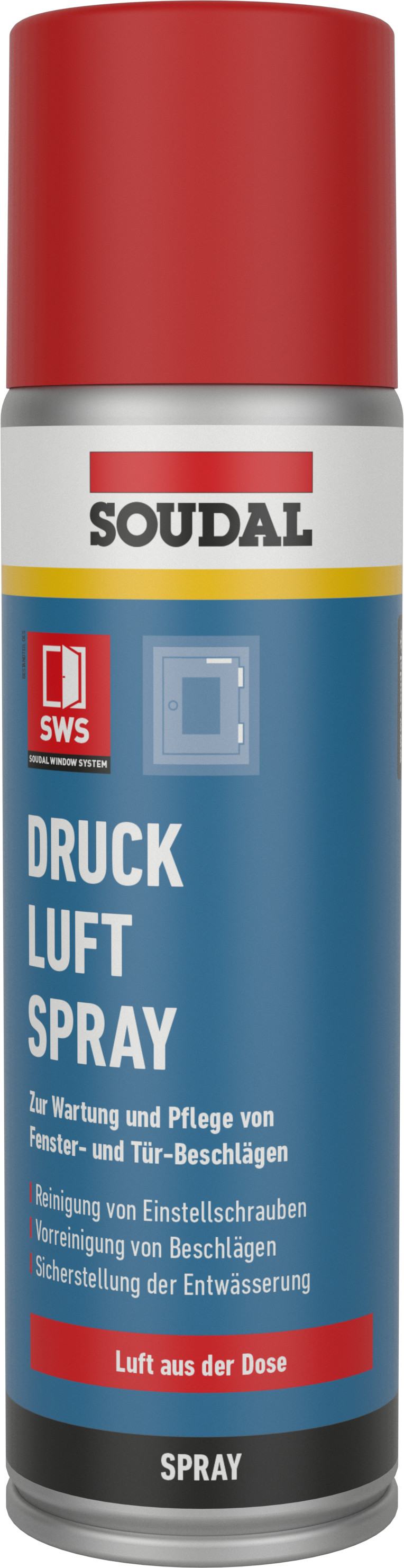 Druck Luft Spray - zur Wartung und Pflege von Fenster- und Tür- Beschlägen